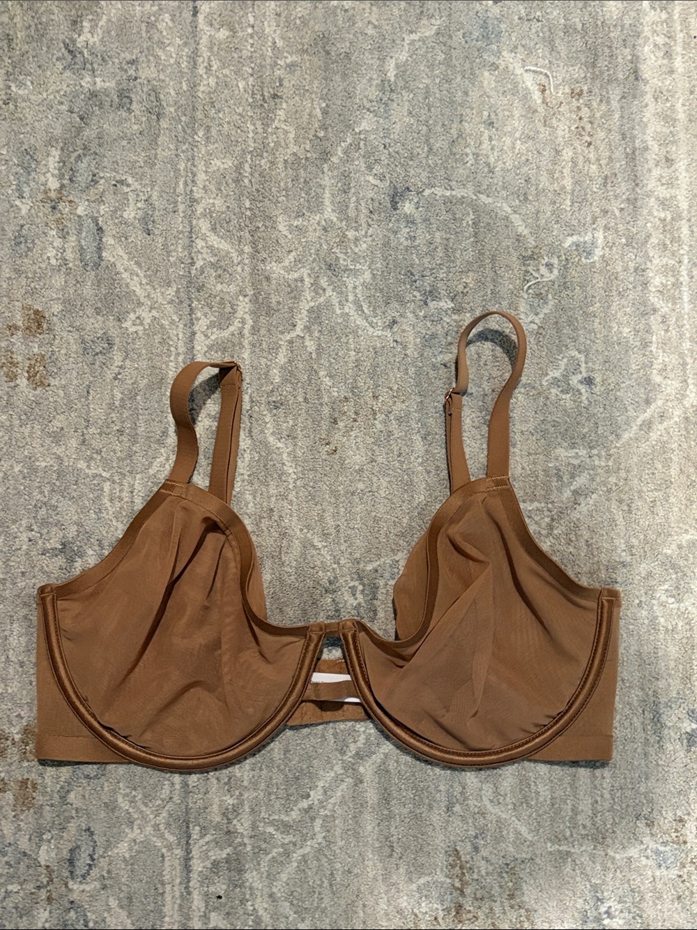 Brown Auden 34dd Mesh Underwire Bra - Women Intimates & Sleepwear